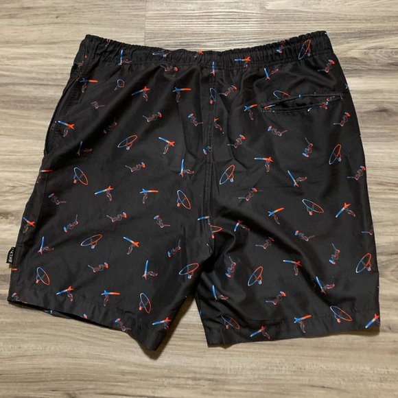 🔥4/$20 Mens Large Bathing Suit Swim Trunks BKLYN Brand - Picture 3 of 4